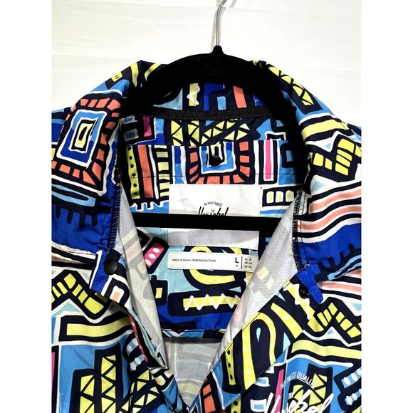 Herschel Supply Co. Hoffman Abstract Geo Coach Jacket - Size L - Picture 3 of 4